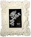 Baroque Heavy White Picture Frame With Double Inner Beading 4x6