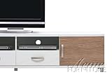 Elisa Natural and White Finish TV Stand by Acme Furniture