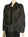 78 x 28" Silky Soft Solid Pashmina Shawl / Wrap / Stole - Black"