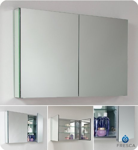 Fresca Large Bathroom Medicine Cabinet W Mirrors Productreff