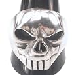 Hardcore Motorcycle Biker Skull Pewter Ring