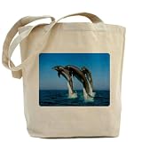 Tote Bag Dolphins Dancing