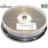 MBI 8X Lightscribe 8.5GB Direct Disc Labeling Double Layer DVD+Rs 10-Pak in Cakebox