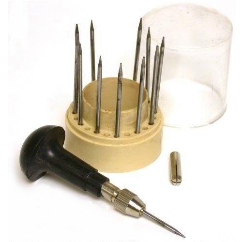 Euro Tool 12pc Beading Stone Setting Pusher Bead 