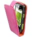from Samsung Hot Pink Flip Leather Case Cover For Samsung Galaxy Mini S5570 + Screen Protector