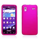 ROSE PINK Hard Plastic Rubberized Case Cover For Samsung Captivate Glide SGH-i927 (AT&T)