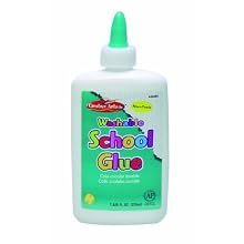 Charles Leonard Inc., Glue, School, AP Certified, 7.625 Ounce Bottle, White, 1 Each (46008)