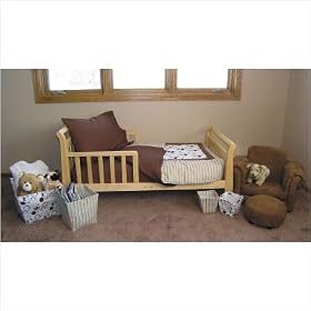 Cocoa Dot Toddler Bedding Set