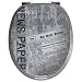 Abattant WC Grafic Line - newspaper
