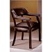 All new item Dark blue vinyl captains chair with out wheels
