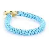 nOir Shaka Aqua Blue Lanyard Bracelet
