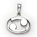 Cancer ANUBIS Pendant (6/22 - 7/23). Egyptian Astrology. Zodiac of Dendra. Sterling Silver