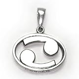  : Cancer ANUBIS Pendant (6/22 - 7/23). Egyptian Astrology. Zodiac of Dendra. Sterling Silver
