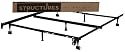 Furniture online: STRUCTURES by Malouf Heavy Duty 7-Leg LINENSPA Adjustable Metal Bed Frame with Center Support and Rug Rollers - (Queen, Full XL, Full, Twin XL, Twin)