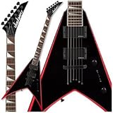 Jackson KVXT King V X Series Electric Guitar Black W/Blood Red Bevels