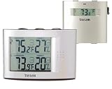 Taylor Wireless Indoor/Outdoor Thermometer with Humidity Guide and Remote Sensor