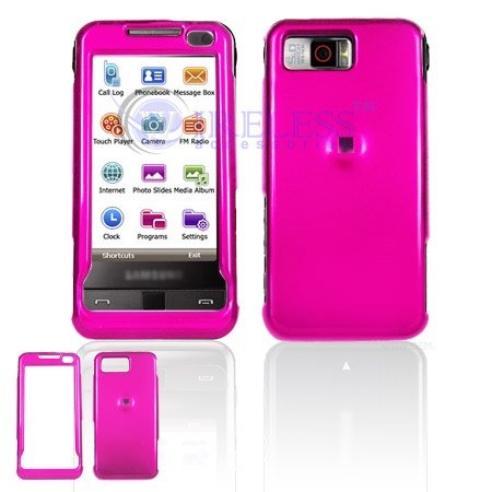 Samsung Omnia i900 Cell Phone Hot Pink Honey Protective Case Faceplate Cover