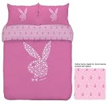Kitchen & Housewares : Playboy Star Bunny Pink DOUBLE bed duvet cover bedding set
