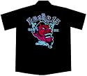 Red Devil Hot Rod Car Work Shirt, Grease Gas Glory, Lucky 13