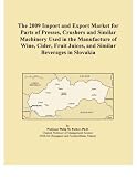 The 2009 Import and Export Market for Parts of Presses, Crushers and Similar Machinery Used in the Manufacture of Wine, Cider, Fruit Juices, and Similar Beverages in Slovakia
