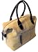 Floto Beige Suede and Leather Handbag purse
