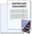 BCW 8.5 x 11 - Document Topload Holder (25 Holders/Pack) - Photo, Picture, Photograph Display - Baseball, Football, Basketball, Hockey, Golf, Single Sports Cards Top Load - Sportcards Card Collecting Supplies