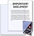 BCW 8.5 x 11 - Document Topload Holder (25 Holders/Pack) - Photo, Picture, Photograph Display - Baseball, Football, Basketball, Hockey, Golf, Single Sports Cards Top Load - Sportcards Card Collecting Supplies