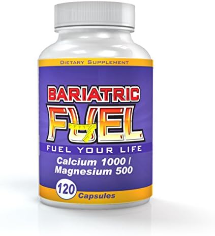Bariatric Fuel- Calcium/Magnesium with 1000 milligrams of Calcium per serving- Capsule Formulation- 120 Capsules- Bariatric surgeon recommended! 100% SATISFACTION GUARANTEE!