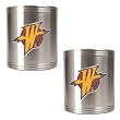 Golden State Warriors 2pc Stainless Steel Can Holder Set - Primary Logo NBA Basketball