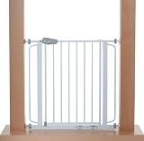 Produkt-Bild: T&uuml;rschutzgitter Treppenschutzgitter Wei&szlig; 89 - 96 cm ohne bohren zum Klemmen Tom + 2