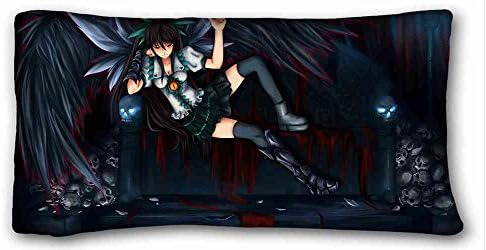 Soft Pillow Case Cover ( Anime Touhou ) Pillow Cushion Case Cover One Sides Printed 20x36 Inches suitable for Queen-bed PC-White-29972