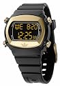 Adidas ADH1572 Unisex Digital Multifunctional Black PU Strap Watch