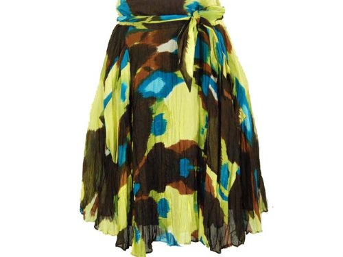 Calvin Klein Crinkle Skirt Multi 6
