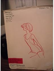 Kandel Knits Pattern # 7 Womens One Piece Bathing Suit