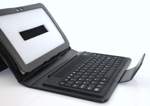 Keyboard Leather Cover Case P7300 Galaxy Bluetooth Ios 50 P7310