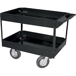 Northern Industrial Steel Service Cart - 600-Lb. Capacity; Pneumatic Tires