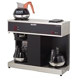BUNN VPS 12-Cup Pourover Commercial Coffee Brewer, w ith 3 Warmers