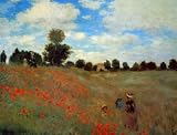 12X16 inch Claude Monet Canvas Art Repro Les Coqueliquots