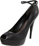 Guess Women’s Safara Platform Pump,Black Leather,7.5 M US