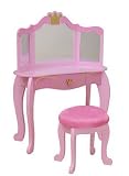 Princess Vanity & Stool, By Kidkraft
