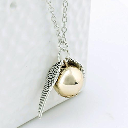 Amazing Fashion Hunger Games Harry Potter Golden Snitch Necklace(Silver)