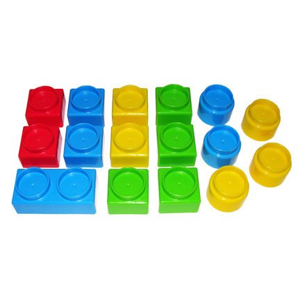 Fisher Price Little People Build 'n Move Construction Site Blocks