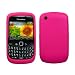 Rosa Pink Silikon H�lle Schutzh�lle Tasche Case f�r BlackBerry Curve 3G / 9300 / 8520