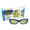 Lunettes 3D pour les enfants actifs verres DLP Link obturation 3D pour projecteur LCD 3D * bleu / blanc