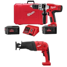 Milwaukee 0629-24TS 18V 1 2 Cordless Hammer Drill Driver Kit w  FREE 6514-20 18V Cordless 'The... by 