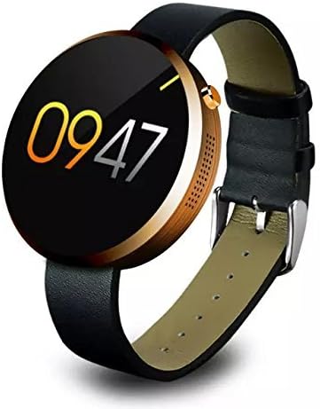Hideer Luxury DM360 Waterproof Heart Rate Monitor Voice control Bluetooth Smart Watch for iPhone & Android Phone (Gold)