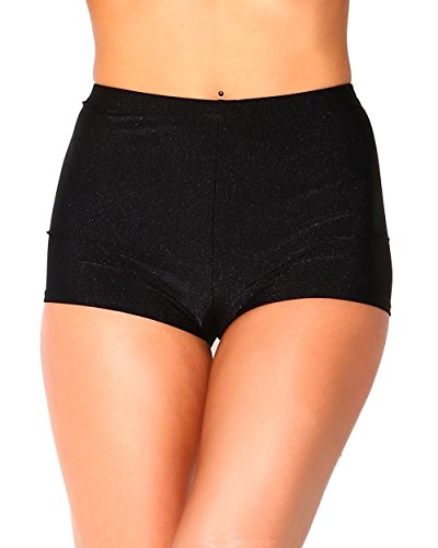 iHeartRaves Solid High Waisted Rave Shorts