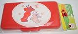 Sesame Street Baby Elmo Diaper Wipes Travel Container Red
