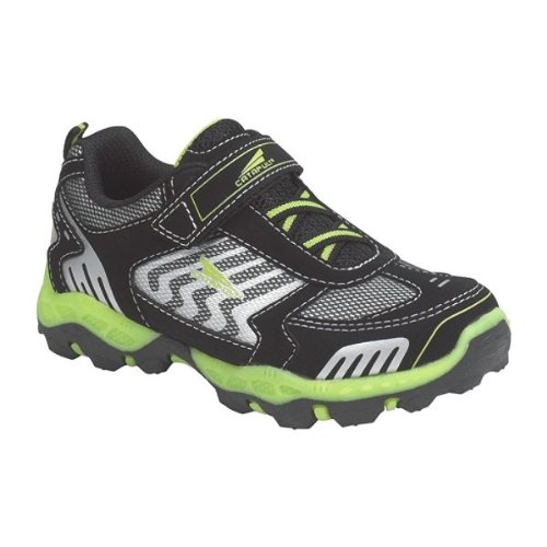 CATAPULT Boy's Rugged Glow-In-The-Dark Gym Shoe - Black, Sizes 13-6