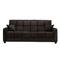 Costa Sleeper Sofa - Microfiber Black